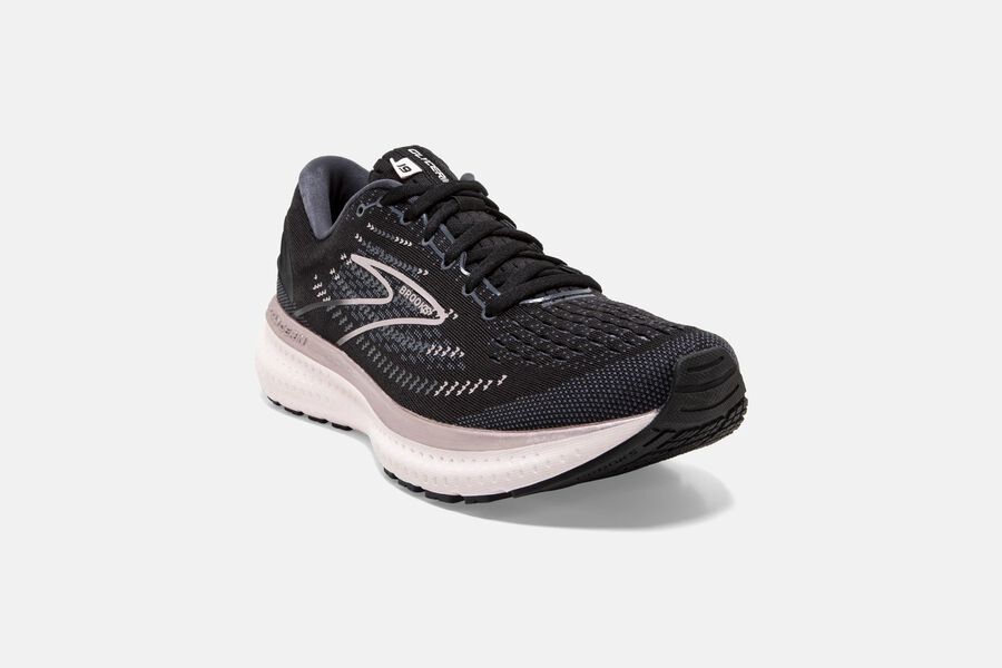 Brooks Israel Glycerin 19 Road Running Shoes Womens - Black/Pink - ULZ-013892